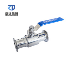 Sanitary globe valve clamp/threaded/welded  manual spanner ball valve stainless steel